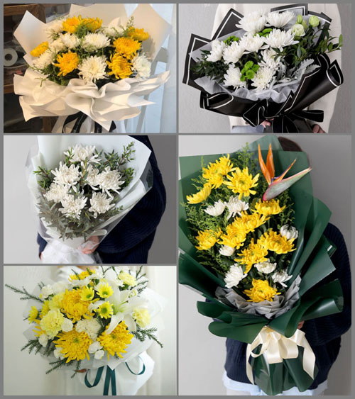 广东潮州市潮安区彩塘镇仙乐一村白事花束代送